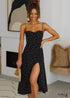 Summer Mid-Length Boho black Dress